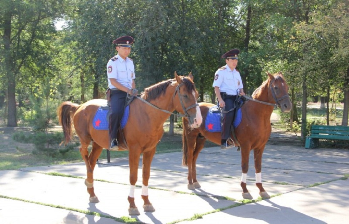 Калмыцкие полицейские подарили детям лошадей