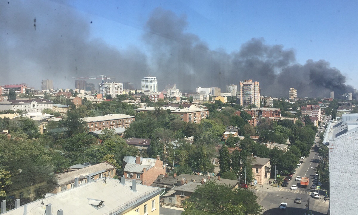 Названа официальная причина пожара в Ростове
