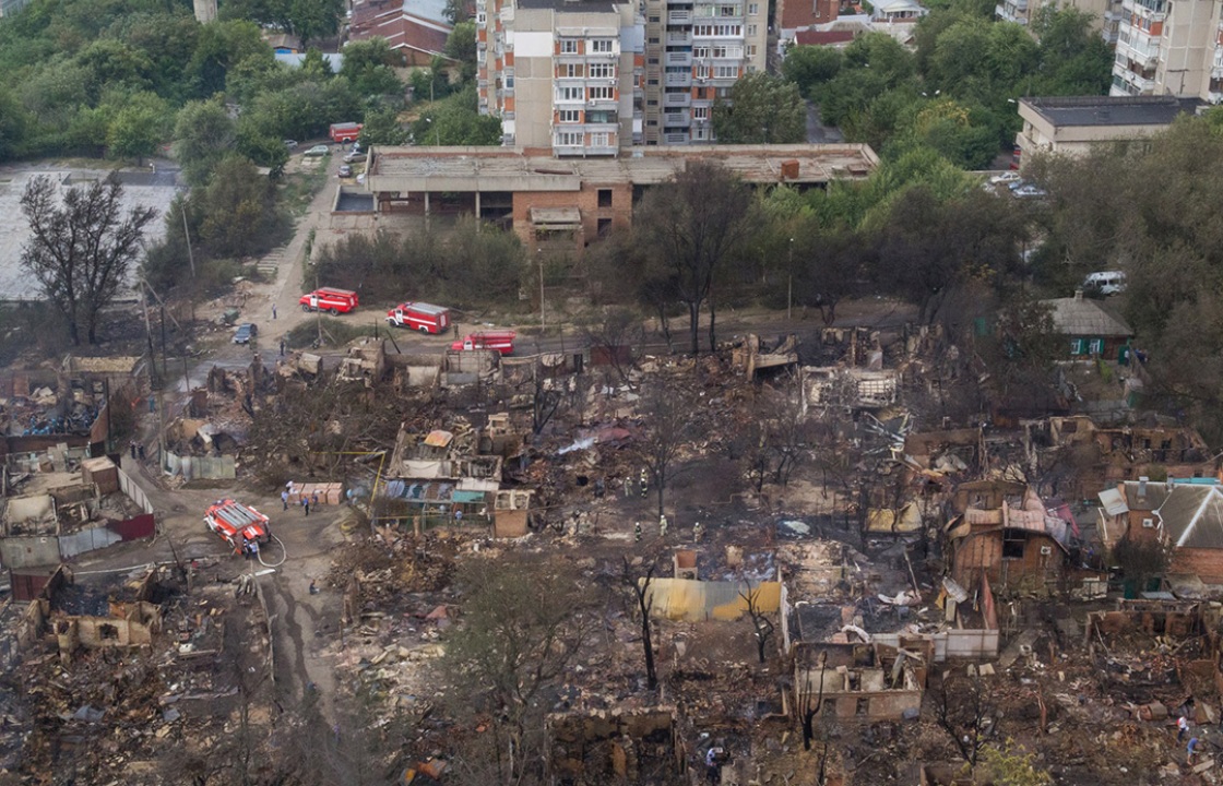 В центре Ростова на месте сгоревших домов построят детсад и школу