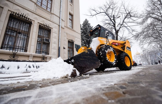 Мэр Краснодара поручил проверить уборку дворов от снега