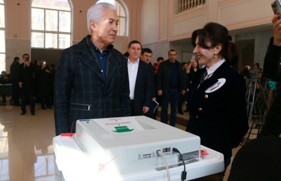 Владимир Васильев впервые проголосовал в Дагестане