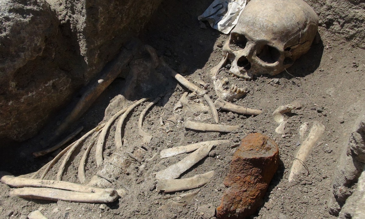 Больше 70 лет скелет пролежал прямо на улице в Георгиевске