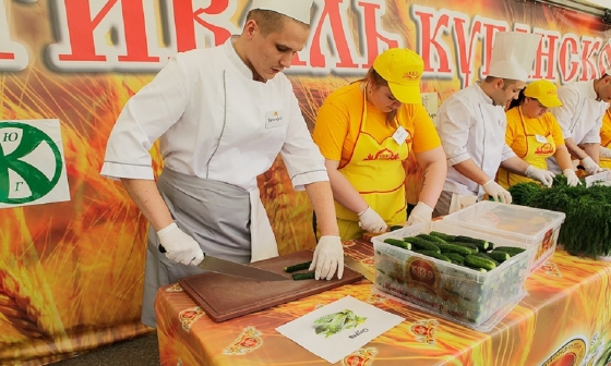 Всероссийский рекорд по приготовлению окрошки поставили на Кубани