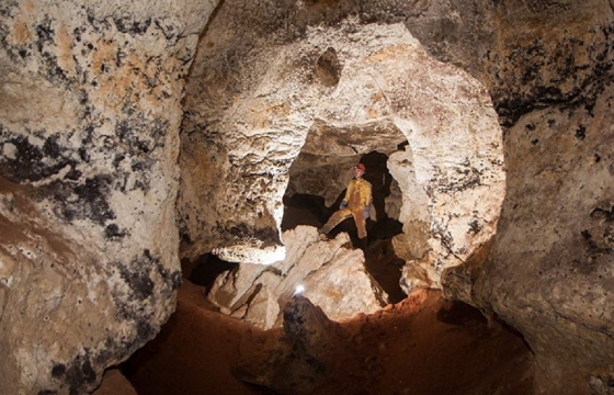 При строительстве трассы в Крыму обнаружена уникальная подземная пещера
