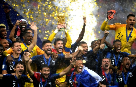 Чемпионат мира по футболу завершился победой Франции