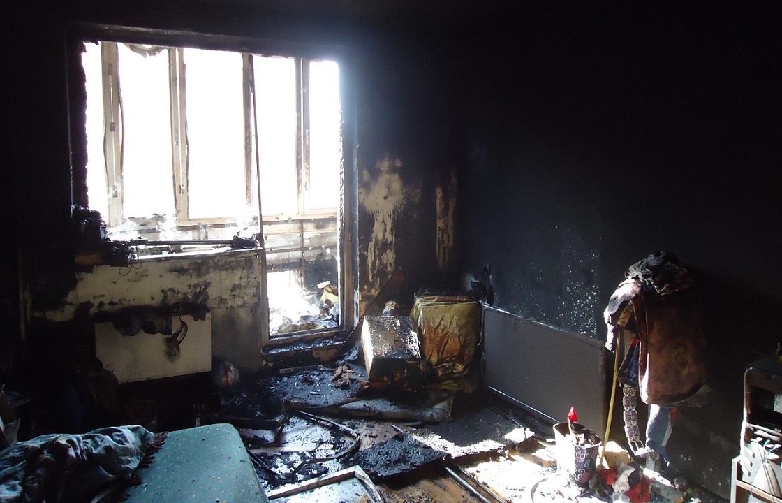 Семья заживо сгорела в многоэтажке в Ростове