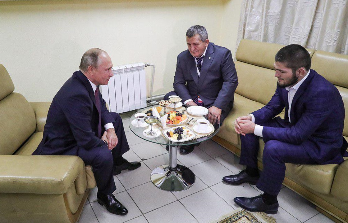 Путин рассказал Хабибу, до чего лучше не доводить. Видео