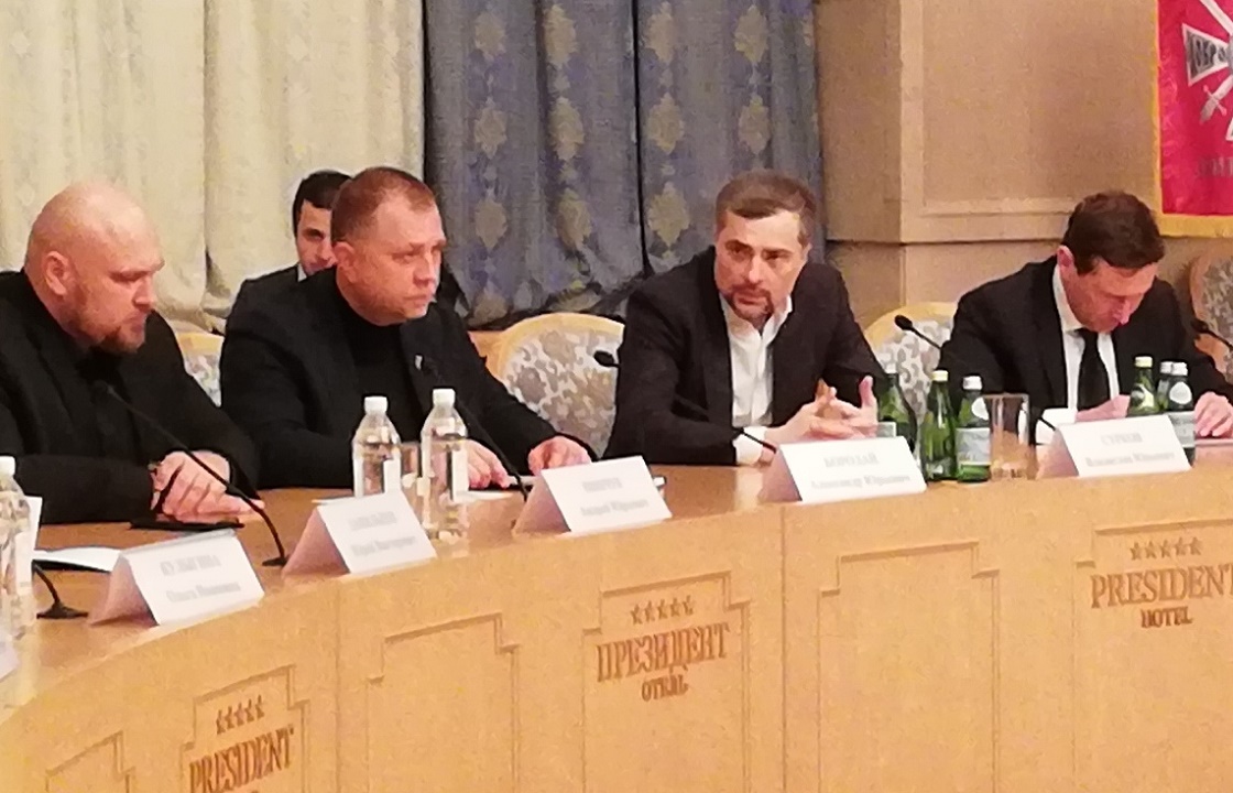 Сурков выступил на Совете Союза добровольцев Донбасса. Фото