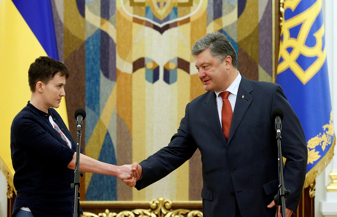Савченко рассказала, как Порошенко превратился в Януковича