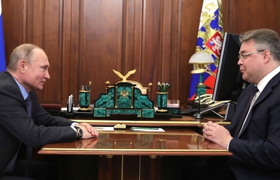 Путин пожелал губернатору Ставропольского края успехов на выборах