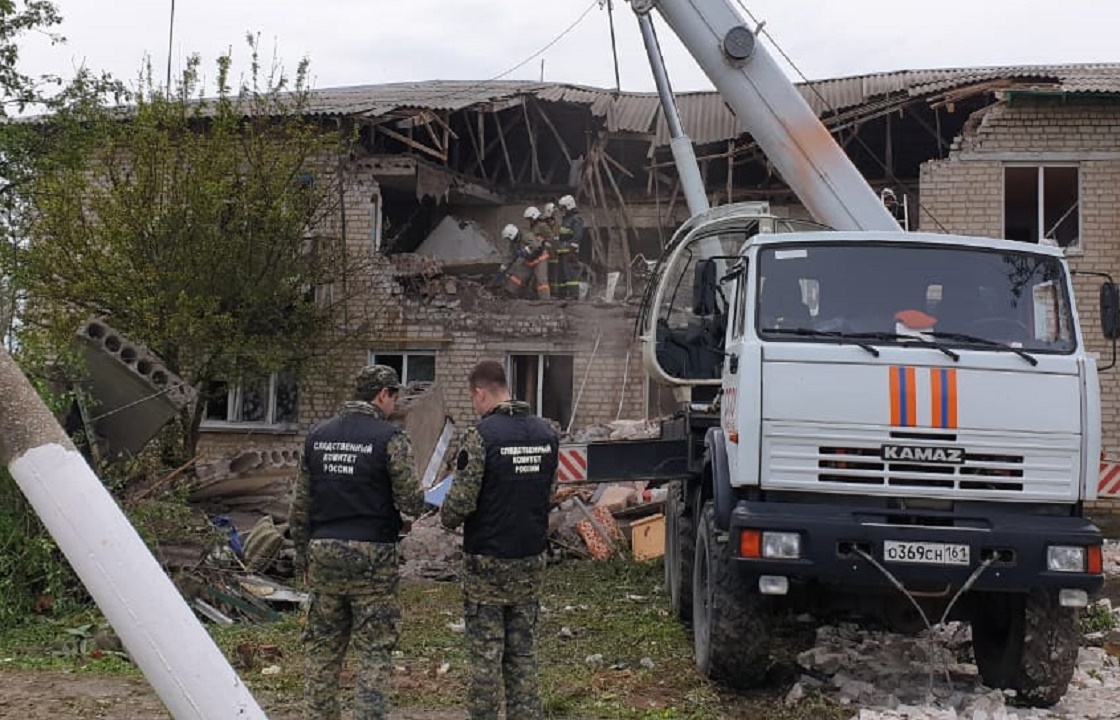 СКР возбудил дело по факту взрыва в многоквартирном доме в Ростовской области