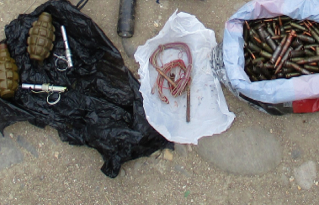 Схрон с взрывчаткой и оружием найден на окраине Дербента. Видео