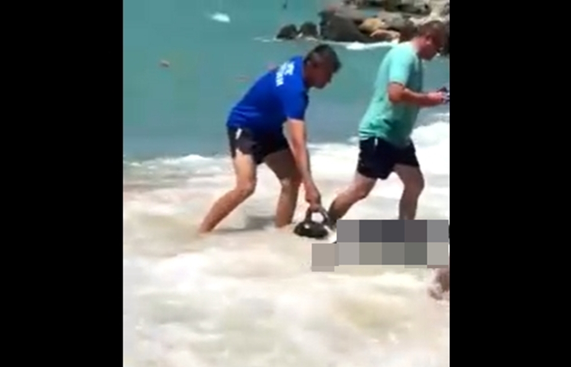 Труп с гирей на теле обнаружили на пляже Крыма