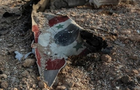 Опубликовано видео со сбитым сирийскими боевиками Су-22