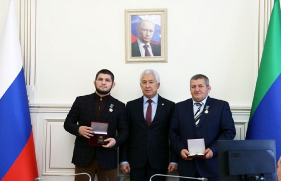 Хабиб  получил второй орден «За заслуги перед Дагестаном»