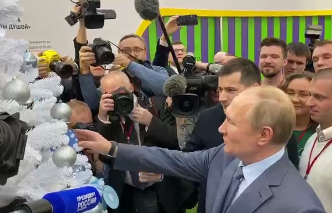 Путин исполнит новогоднее желание ставропольского мальчика  . Видео