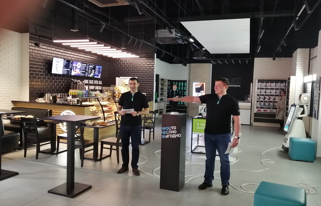 Робот и кофе: первый digital-салон мобильной связи открылся в Краснодаре