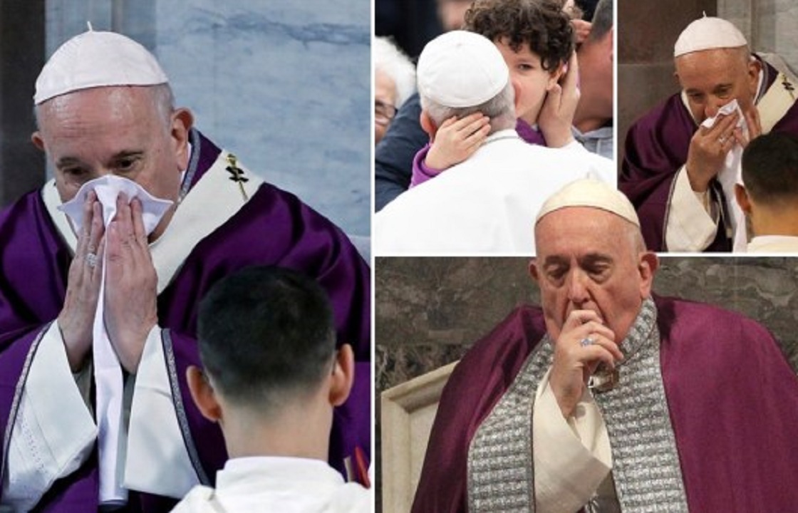 СМИ опубликовали фото "зараженного коронавирусом" папы Римского