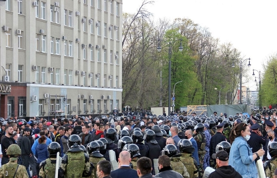 Арестован первый участник протестного митинга во Владикавказе