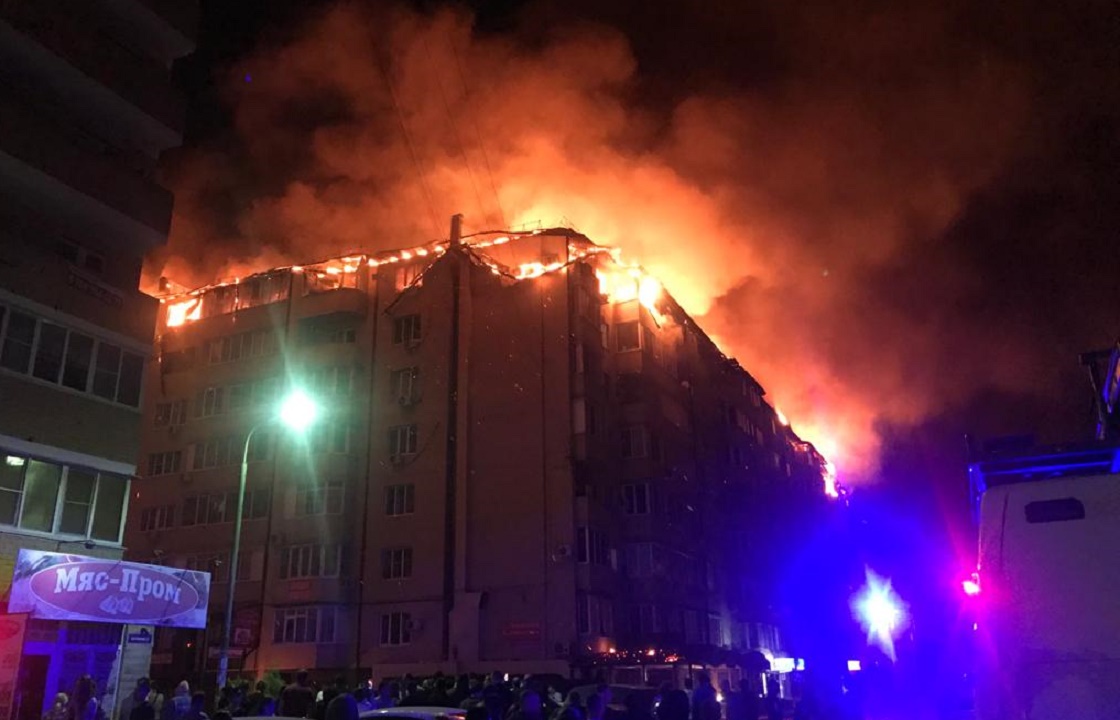 По  факту пожара в краснодарском «Шанхае» возбуждено уголовное дело