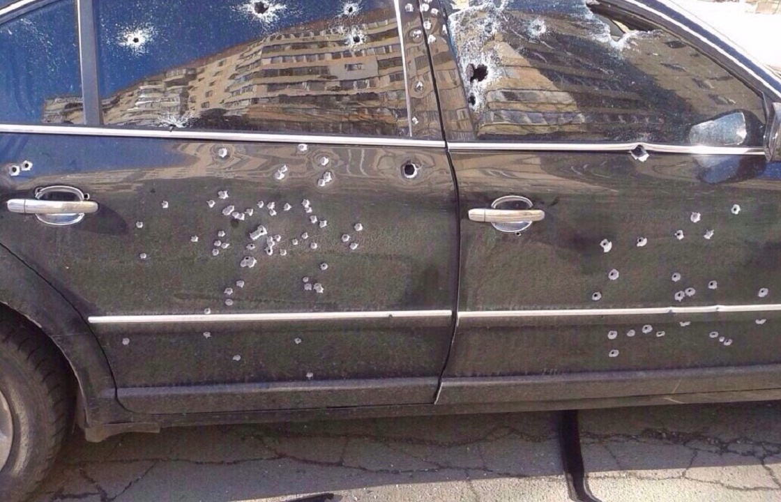 На окраине Малгобека расстреляли автомобиль