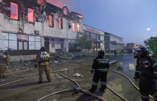 Пожар в гостинице Хасавюрта. Двое погибших, шесть пострадавших