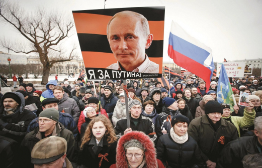 Поддержка Владимира Путина россиянами выросла на фоне спецоперации в Украине