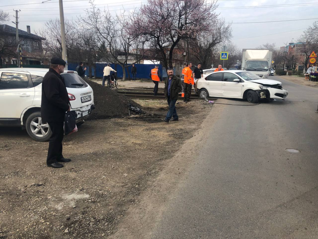 Четвёртая авария за год с трамваем на одном и том же перекрёстке произошла в Краснодаре