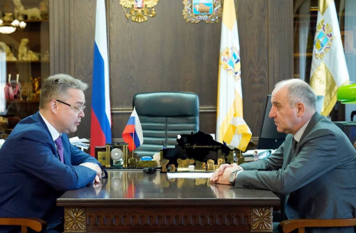 Глава Карачаево-Черкесии Рашид Темрезов посетил с рабочей поездкой Ставропольский край