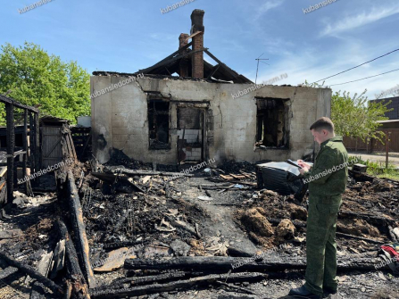 Три человека погибли во время пожара в пригороде Краснодара