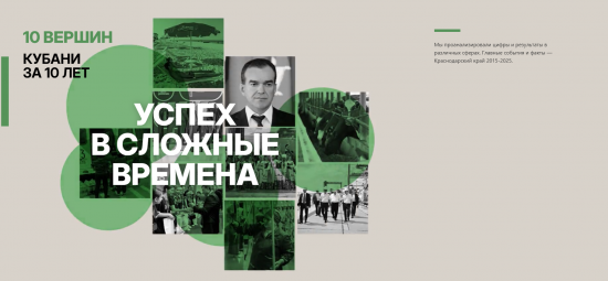 Какие изменения произошли в Краснодарском крае за последние 10 лет?