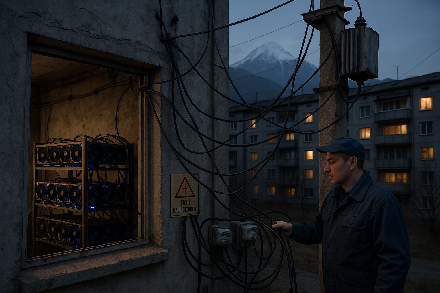 Энергетики требуют введения уголовного наказания за нелегальный майнинг на Кавказе