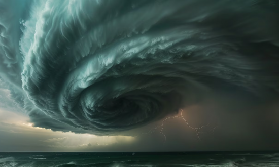 Мощная пыльная буря надвигается на Волгоградскую область