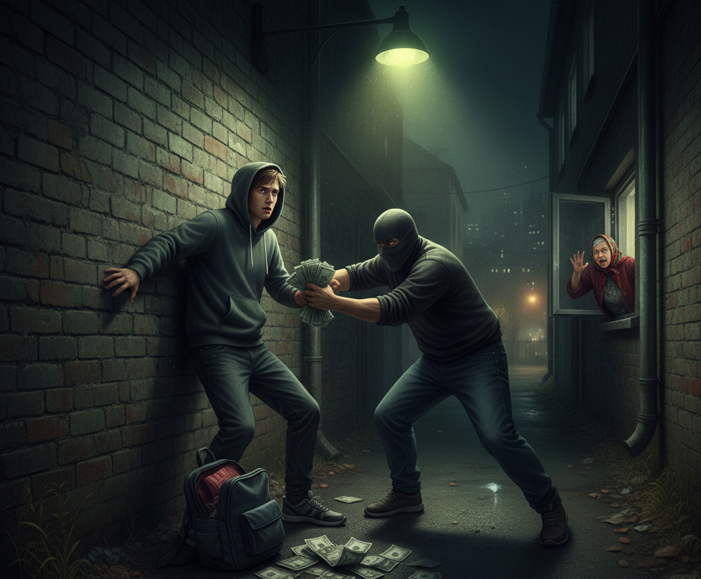 В Ставрополе курьер мошенников, похитивший деньги у пенсионерки, сам стал жертвой грабежа