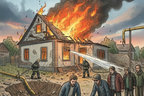 В Чечне в результате взрыва газа в частном доме пострадали пять человек, двое из них - младенцы