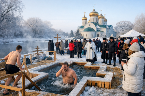 В Краснодарском крае отмечают праздник Крещения Господня