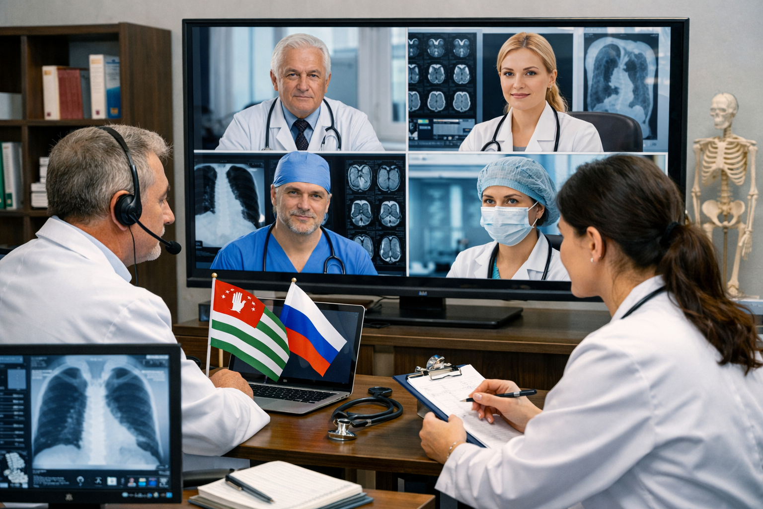 Российские хирурги и терапевты усилят больницу в абхазской Очамчыре в летний сезон