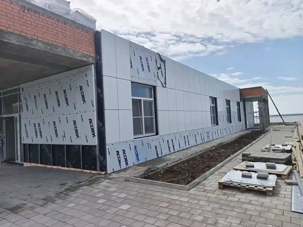 В станице Благовещенской достраивают амбулаторию врача общей практики