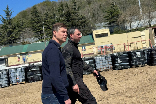 Сергей Алтухов: в Туапсе круглосуточно ликвидируют разлив нефтепродуктов, волонтёры помогают очищать берег и спасать животных