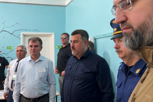 Фёдор Щукин проверил восстановление Дербентского района и посетил штаб помощи в Мамедкале
