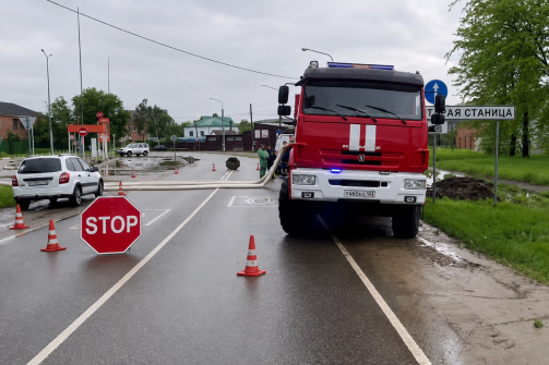 Краснодарский край устраняет последствия залповых ливней