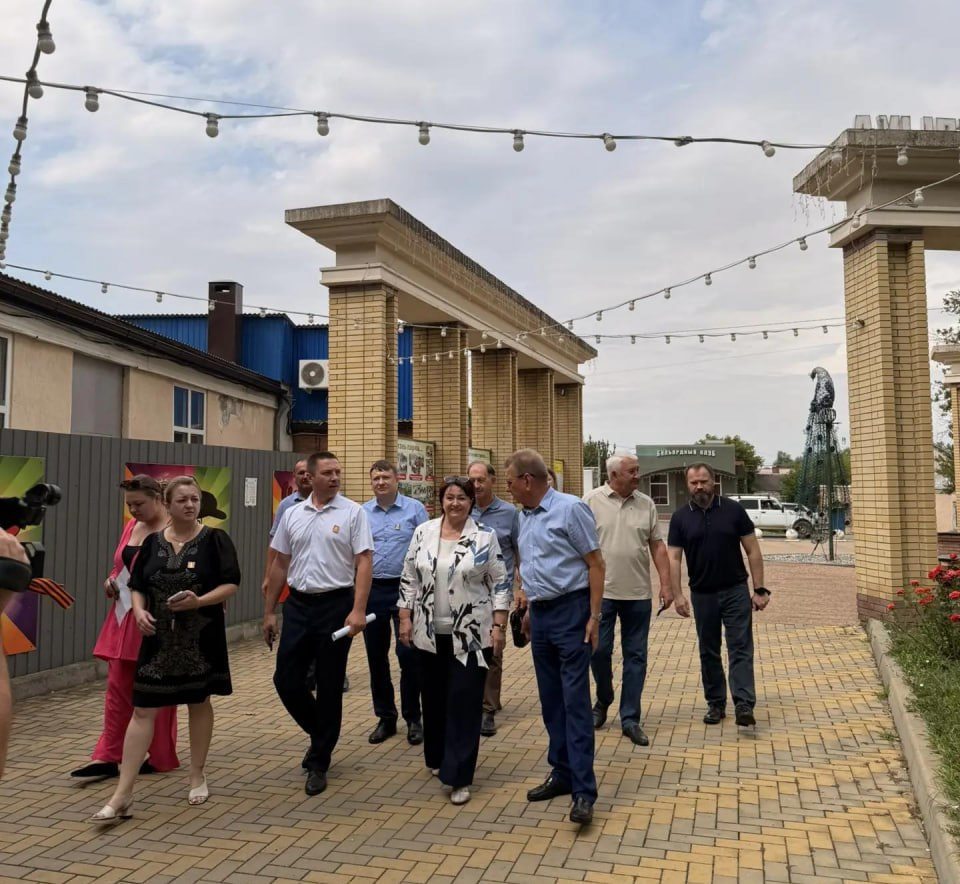 Галина Данильченко оценила благоустройство в Кореновском районе