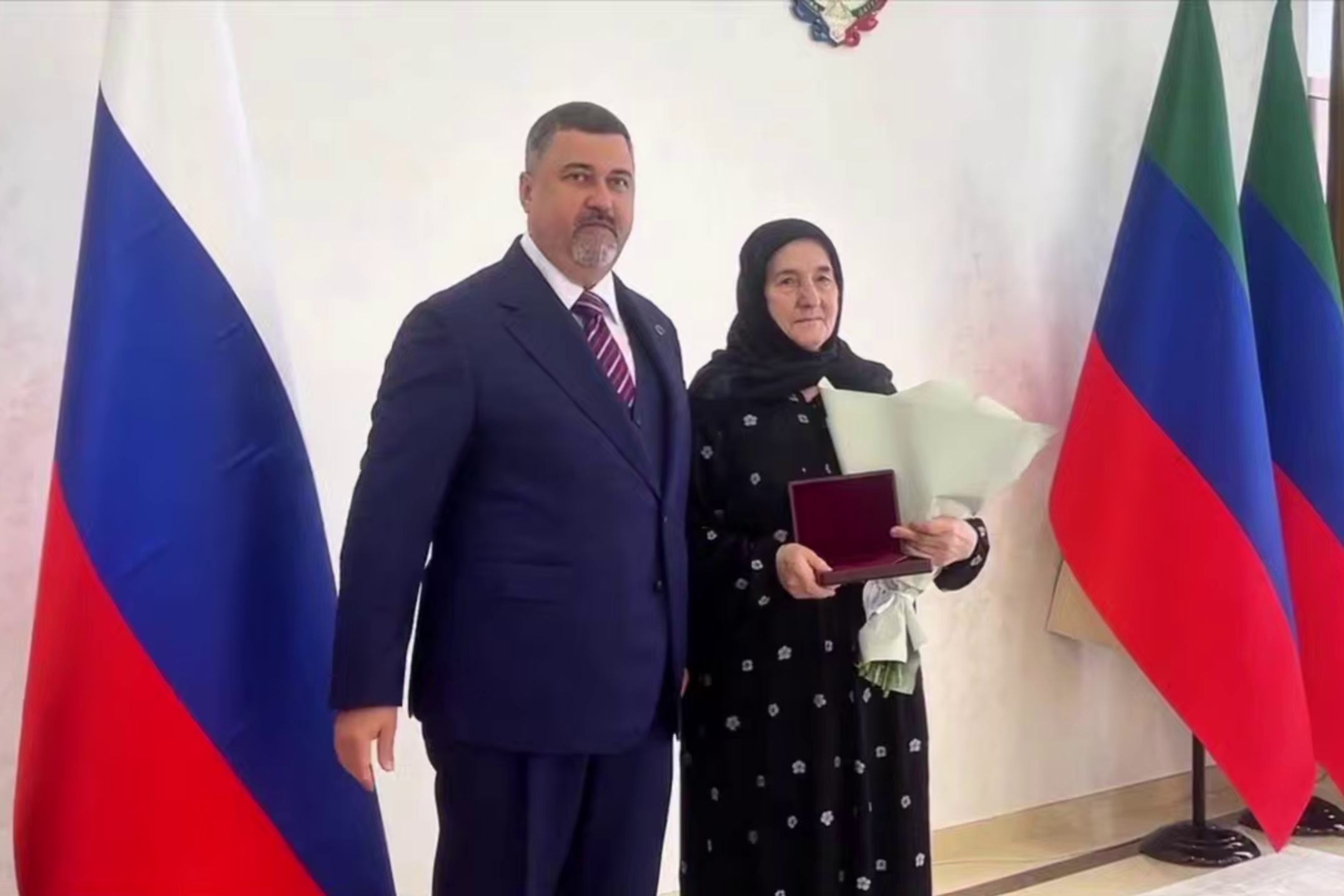 Жительнице Дагестана Асият Дибировой вручили орден «Мать-героиня»